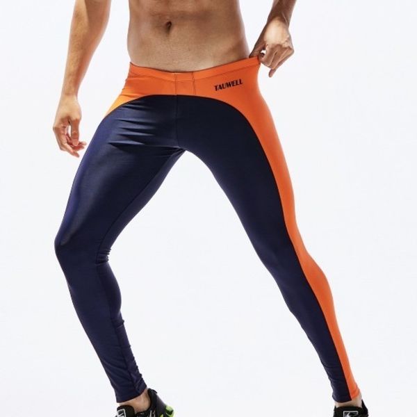

quidry compression pants men running tights gym sport yoga training mens leggings fitness workout leggins sportswear for man, Black;blue