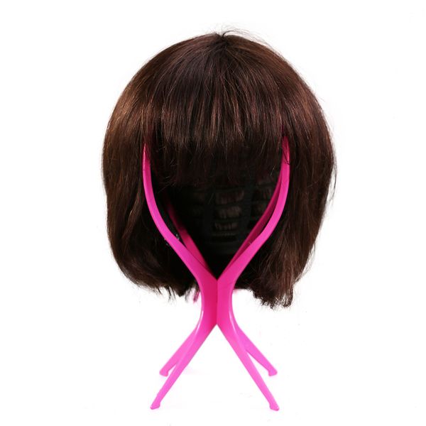 

professional wig stand plastic holders styling human hair wigs air-dry stable durable support salon shop display tool 1pc sale