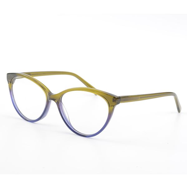 

cardinal direction women cat eye butterfly acetate optical myopia glasses frames branded design for lady, Silver