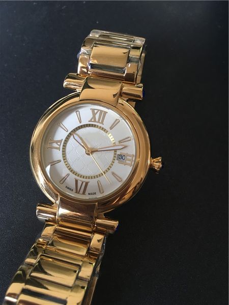 

100% watches quality quartz wristwatch movement fashion women watch steel stainless 550 qsqhp, Slivery;brown