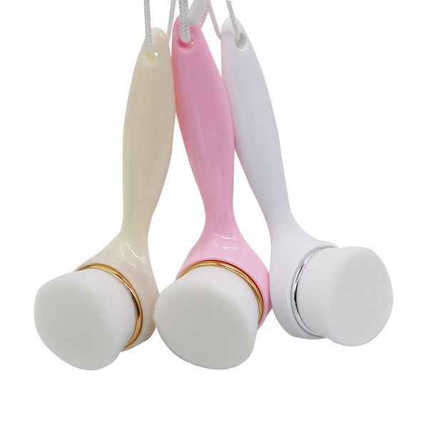 

abs long handle synthetic hair facial brush skin cleaner facial deep cleansing brush pore care face cleaner body bath brush wash pore tools