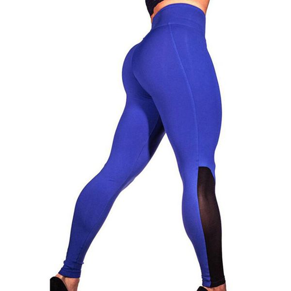 

mesh patchwork yoga pants leggins fitness trousers sports leggings gym sportswear running tights athletic pant, White;red