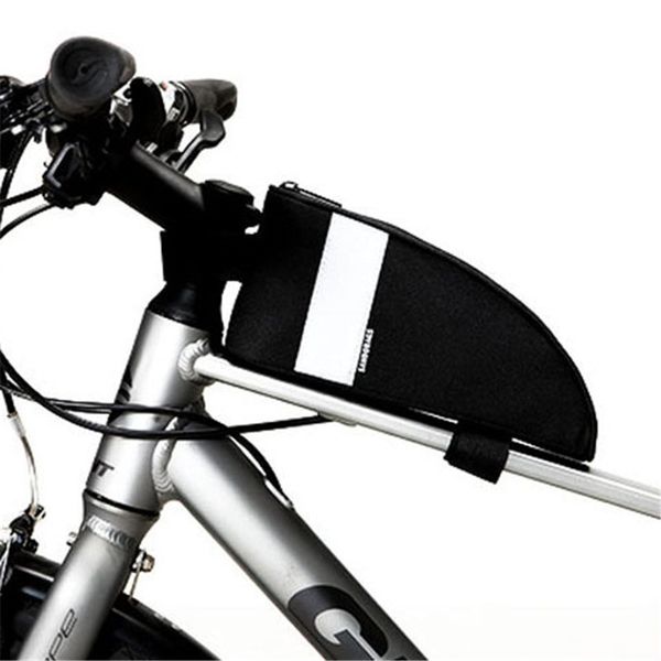 

new night safety storage bags with reflective front tube frame bicycle bags mtb mountain bike bag accessories