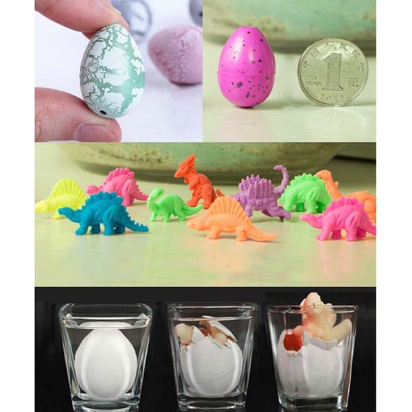 Colorful Cute Magic Water Growing Egg Hatching Dinosaur Cracks
