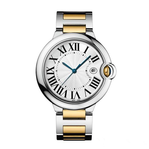 

наручные часы лучшие моды 18-каратного золота часы наручные женские часы браслет из нержавеющей стали 28mm 36mm quatz часы roma number леди, Slivery;brown