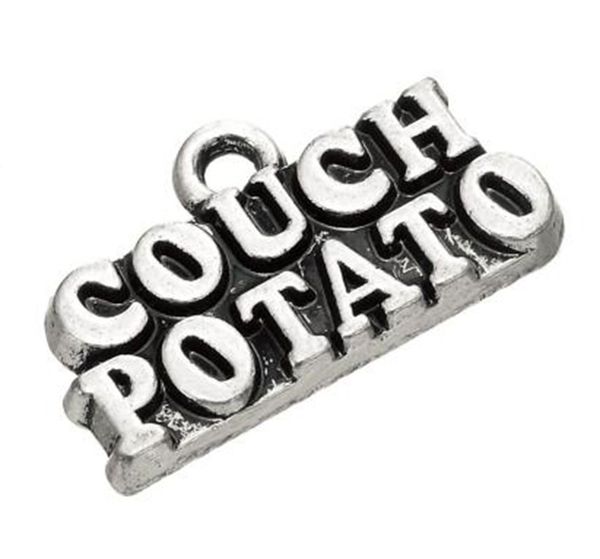 2019 Fashion Word Couch Potato Charm Accessories Charm