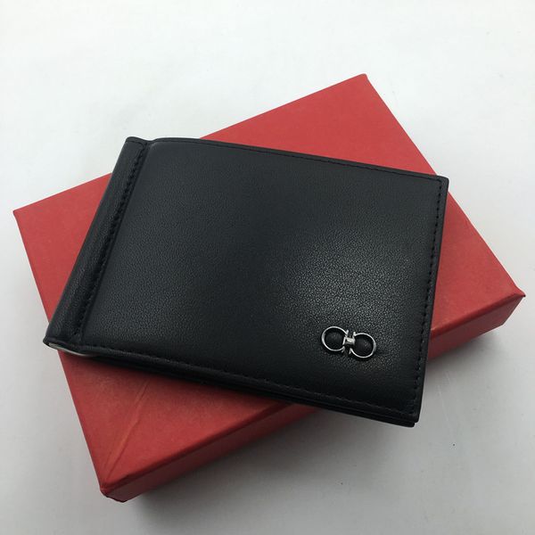 

Натуральная Кожа Зажим Для Денег Кошелек Мужчины Тонкий Billfold Магнитные Мужчины К