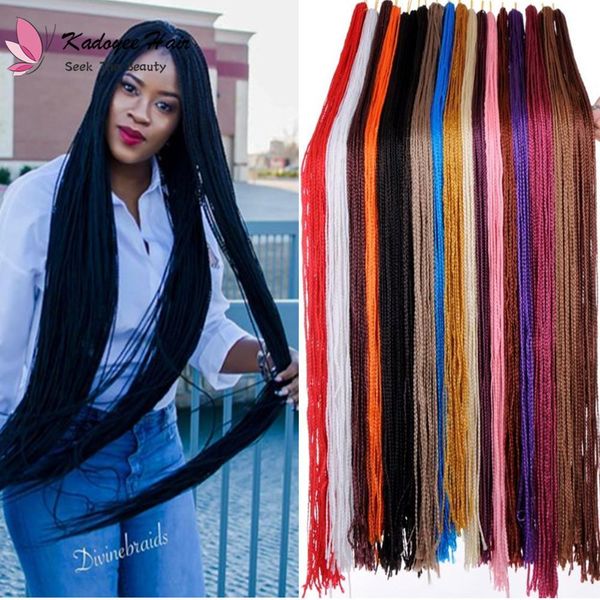 2020 Unfold Length 60inch Micro 3x Box Zizi Crochet Braids Hair