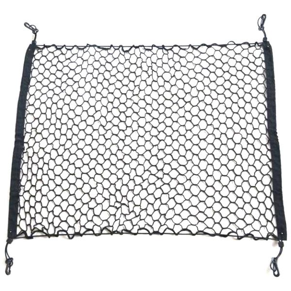 

1x for toyota previa car auto vehicle black rear trunk cargo baggage organizer storage nylon plain vertical seat net