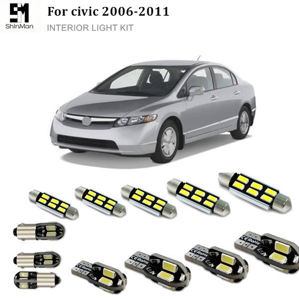 2019 Molls Error Free Led Interior Light Kit Package For Honda Civic 2006 2011accessories From Molls 19 7 Dhgate Com