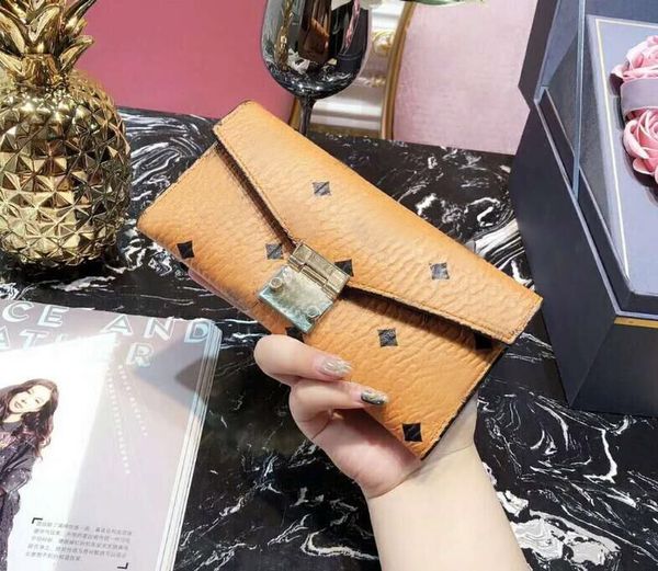 

korea fashion printed long wallets for men and women large-capacity wallet289s, Red;black