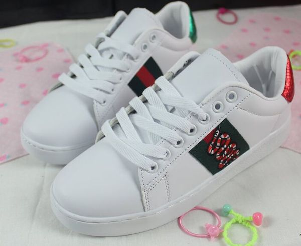 

Fashion G Embroidery Small Bee Men Women Low Cut White Casual Flat Shoes Sneakers Unisex Zapatos Trainers Designer Shoes 36-44