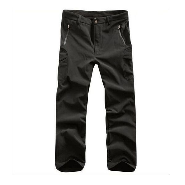 

tactical waterproof softshell trousers combat pants assault uniform pants fit for hunting training outdoor, Camo;black