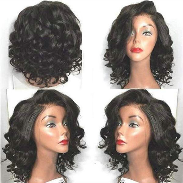 Human Hair Weave Malaysian Virgin Hair Body Wave Lace Front Wig