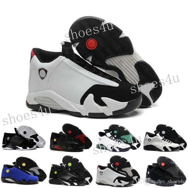

s 14 xiv men basketball shoes 14s fusion varsity red suede thunder black xiv playoffs sneakers shoes