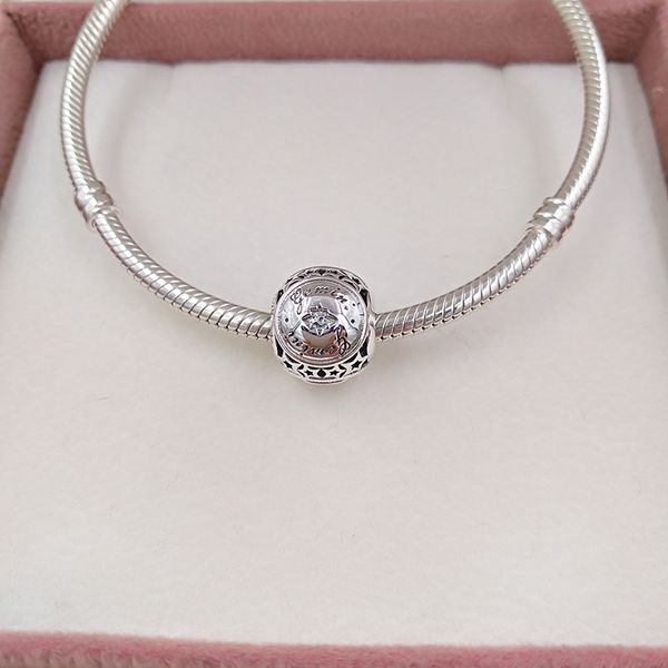 Andy Jewel 925 Sterling Silver Beads Gemini Star Sign Charm Charms Adatto per bracciali gioielli stile Pandora europeo Collana 791938215t