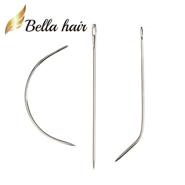 Bella Hair Professional плетения игольчатых косичков. Требовая швейная игла для удлинения волос C I J Forme для парика 12 шт