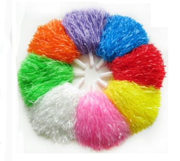 Pom Poms Cheerleading Cheer Cheerleading Supplies Square Dance Requisiten Farbe kann wählen Flower Dance Cheerleading Team Handbal SN989