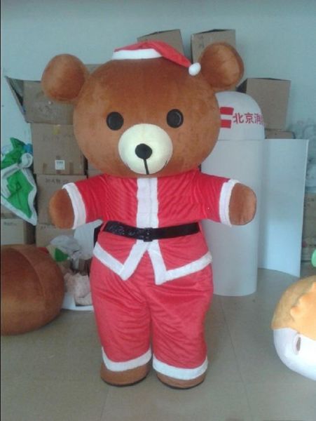

2018 christmas snowman christmas deer christmas bear mascot costumes props costumes halloween ing, Red;yellow