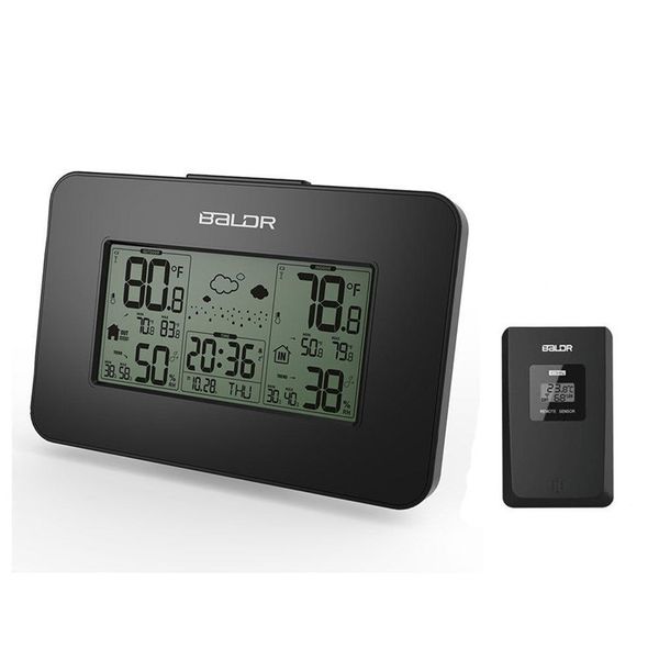 36 outdoor clock inch metal fashion weather station clock indoor outdoor temperature humidity display wireless forecast alarm snooze blue backlight thermometers coupons promo codes deals 36 outdoor clock inch metal fashion weather station clock indoor outdoor temperature humidity display wireless forecast alarm snooze blue backlight thermometers coupons promo codes deals