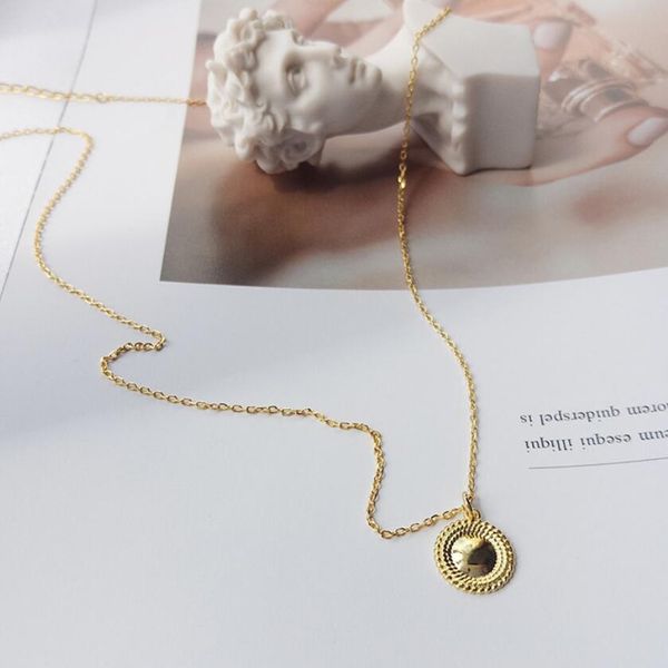 

luxury jewelry s925 sterling silver glaze pendant necklace gold color for women female jewlery fashion