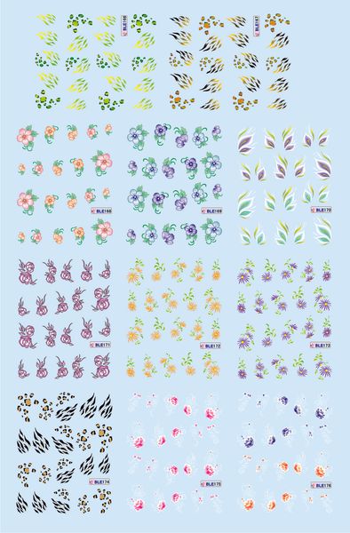 

Наклейка для воды серии BLE 2000 разных моделей с бумажной карточкой