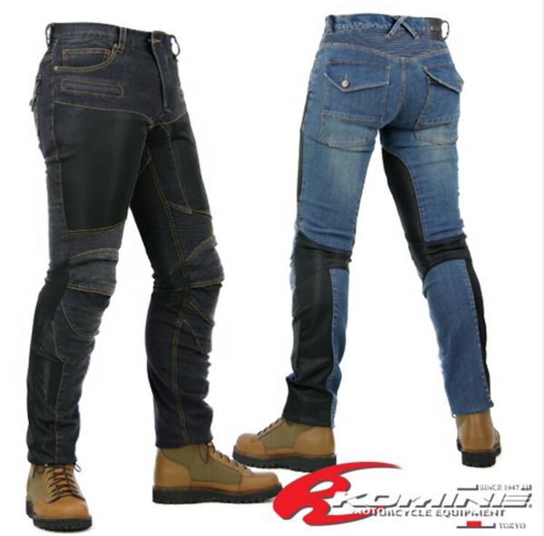 

motorcycle rider jeans anti-wrestling belt protector male komine pk719 mail denim pants outside jeans