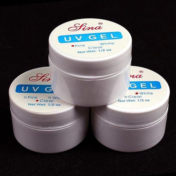 

2018 Самый популярный 3 цвет прозрачный белый розовый Nail Art грунтовка база УФ-гель Top