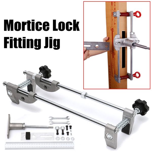 Professional Locksmith Woodworking Door Lock Mortiser Kit Hole Saw