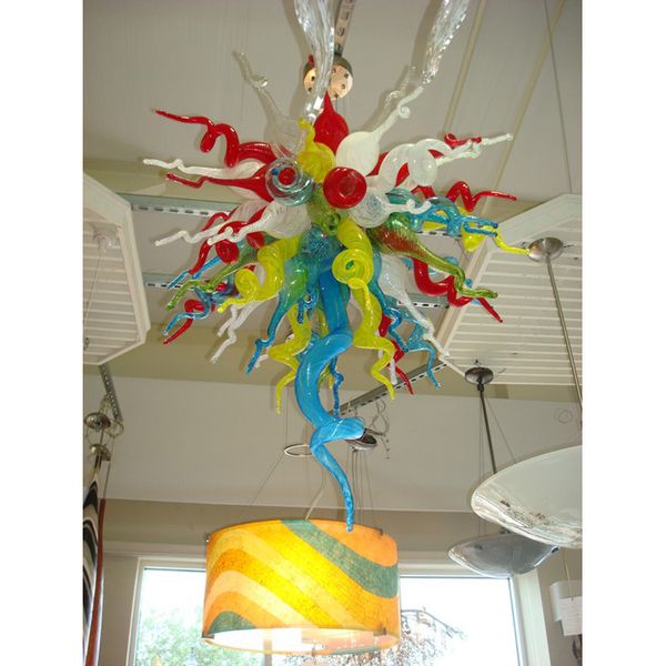 

china factory-outlet hand blown colorful glass chandelier small and price murano glass pendant lamps home decorative chandelier