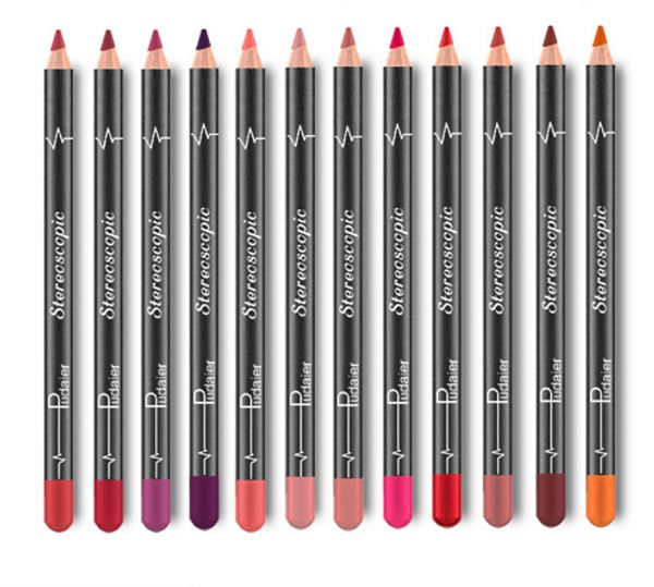 

12 color new matte lip pencil moisturizing waterproof long-lasting matte lipstick crayon lip makeup cosmetic ing