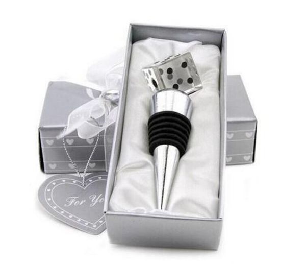 

La vega themed cry tal dice wine bottle topper event party upplie wedding bridal hower favor