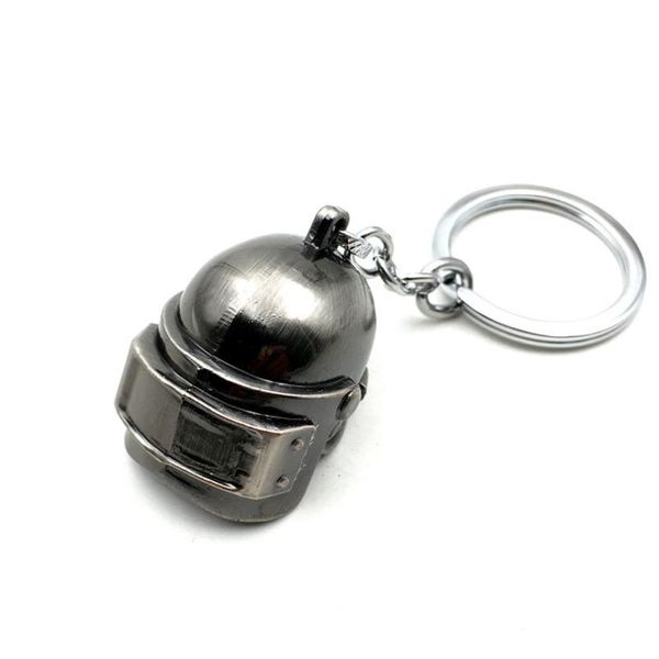 

otoky fashionable in design unique and attractive battlegrounds mini helmet keychain men kids gift jewelery jul31, Silver