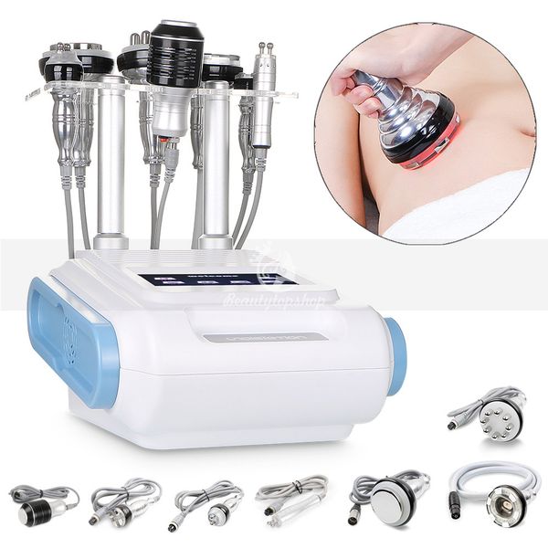 

professional 7 in 1 ultrasonic cavitation vacuum rf radio frequency bio cold skin lifting body shaping machine