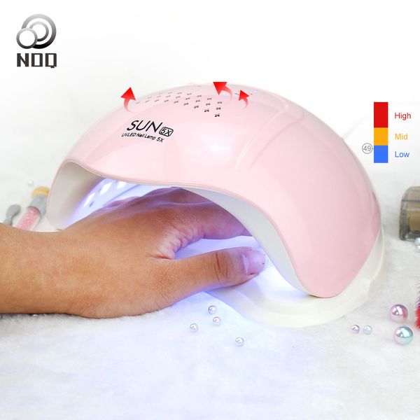 

noq sun5x lamp for nails smart sensor light therapy ultraviolet lamp uv led nail dryer for curing gel polish nails equipment