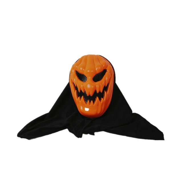 

halloween pumpkin scary terrifying horrible creepy realistic skull ghost mask cosplay costumes party props masquerade supplies