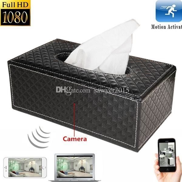 

hd 1080p tissue box mini camera h.264 wireless wi-fi network ip cam tissue box mini dv camera home security dvr