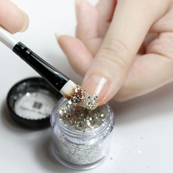 

new arrival 10g nails art glitter sequins nail powder nail art decorations mixed sequins, Silver;gold