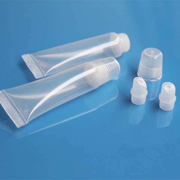 Tubo vazio do batom 15ml, mangueira do bálsamo de bordo, frasco do aperto, tubo plástico, frasco vazio F400 do recipiente do tubo do brilho