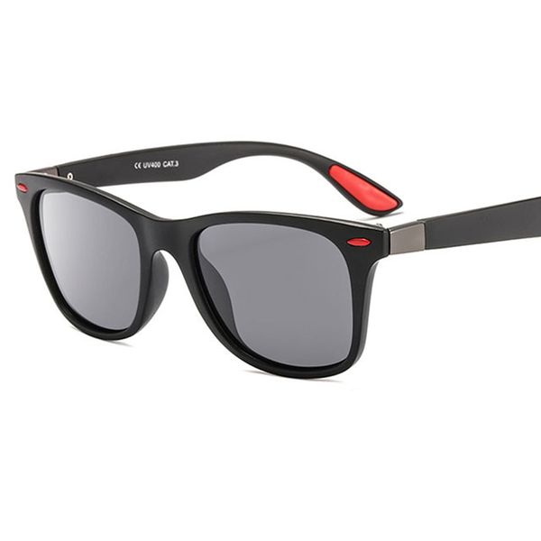 

brand design classic polarized sunglasses men women driving square frame sun glasses male goggle uv400 gafas de sol, White;black