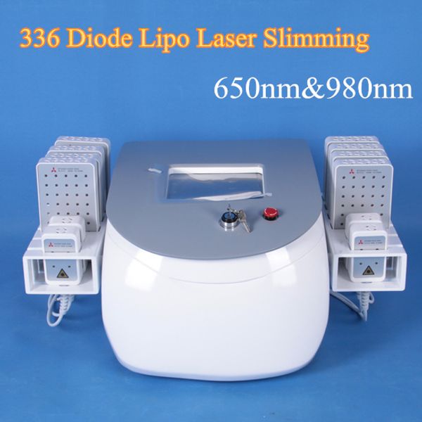 

professional 650nm & 980nm portable diode lipolaser lipo laser non invasive 12 pads slimming machine fat burning