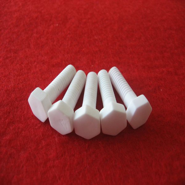 

Indu trial 95 al2o3 ceramic crew alumina ceramic m6x20mm hex head crew nail lag pike aluminium oxide crew pike