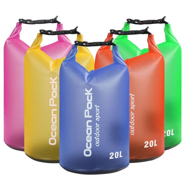 

20l waterproof water resistant dry bag sack storage pack pouch swimming kayaking canoeing river trekking boating sailing fishing