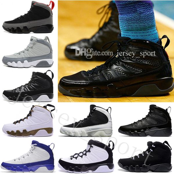 

new 9 bg gs space jam 9s b black bottom p blue countdown pack barons bryant pe anthracite wholesale basketball shoes us 7-13