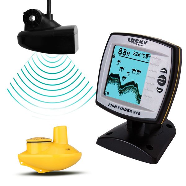 

lucky ff918 - 100ws wired wireless fish finder
