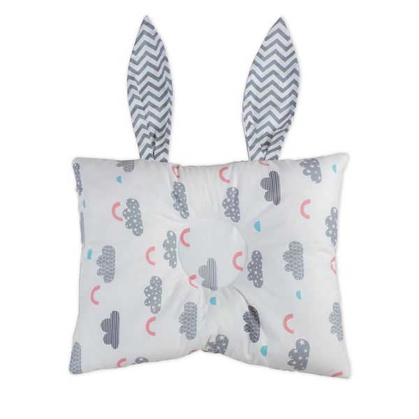 

baby ear shaped head shaping pillow newborn infant neck protection prevent flat head toddler bedding
