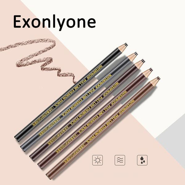 

5 pcs/set perfect eyebrow shadows waterproof longlasting make up tool eyebrow pencil & brush eye brow makeup tools mz57-6