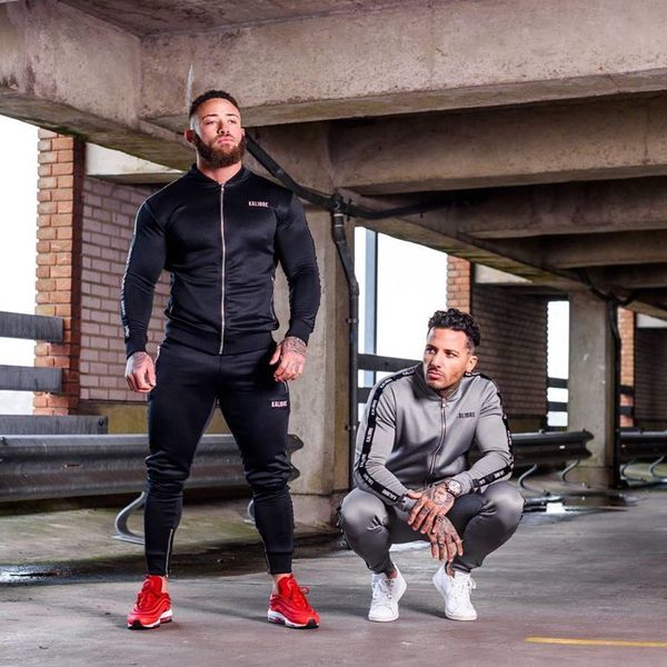 

new fashion men set long sleeve camouflage hoodies+pants set male tracksuit outdoors suit men's gyms casual sportswear suit, Gray