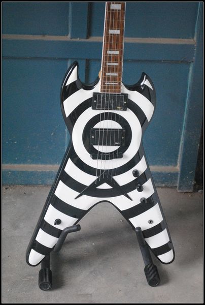 

brand new zakk wylde flying v model electric guitar with mahogany body and rosewood fingerboard