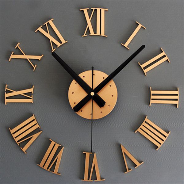 

diy 3d wall clock large size surface home decoration art clock home decor price drop shipping jun22